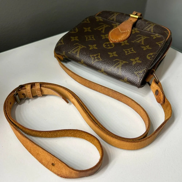 Louis Vuitton Monogram Mini Cartouchiere PM Crossbody Bag 874 SL - Picture 15 of 16